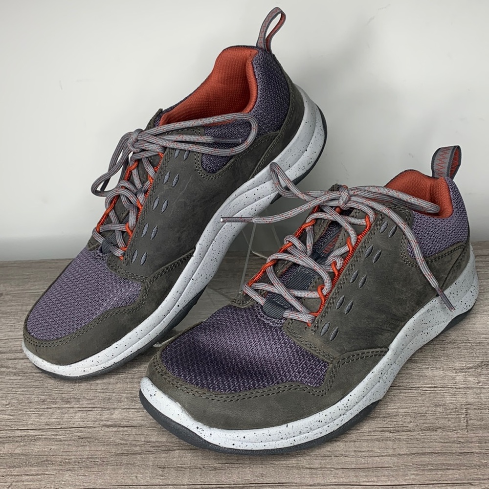 New LL Bean Traverse Lightweight Leather Mesh Sneaker size 7